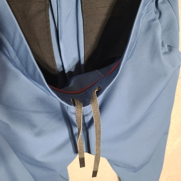 Bonobos Blue Joggers with Tapered Fit and Elastic Waistband - Picture 4 of 8